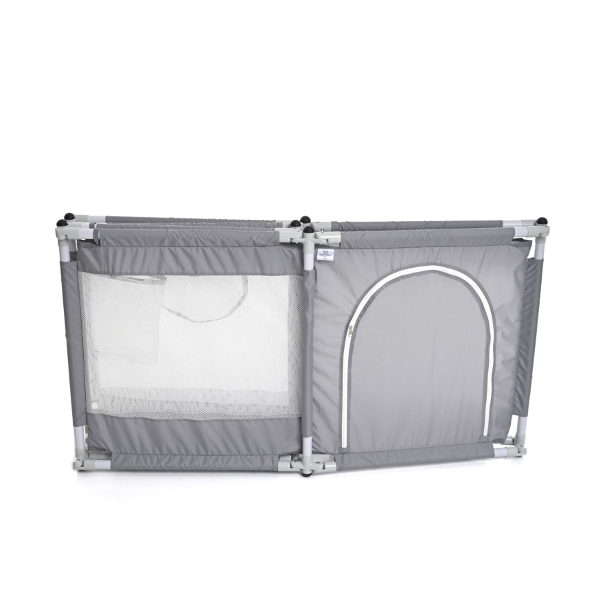 Laufstall 120 cm grau