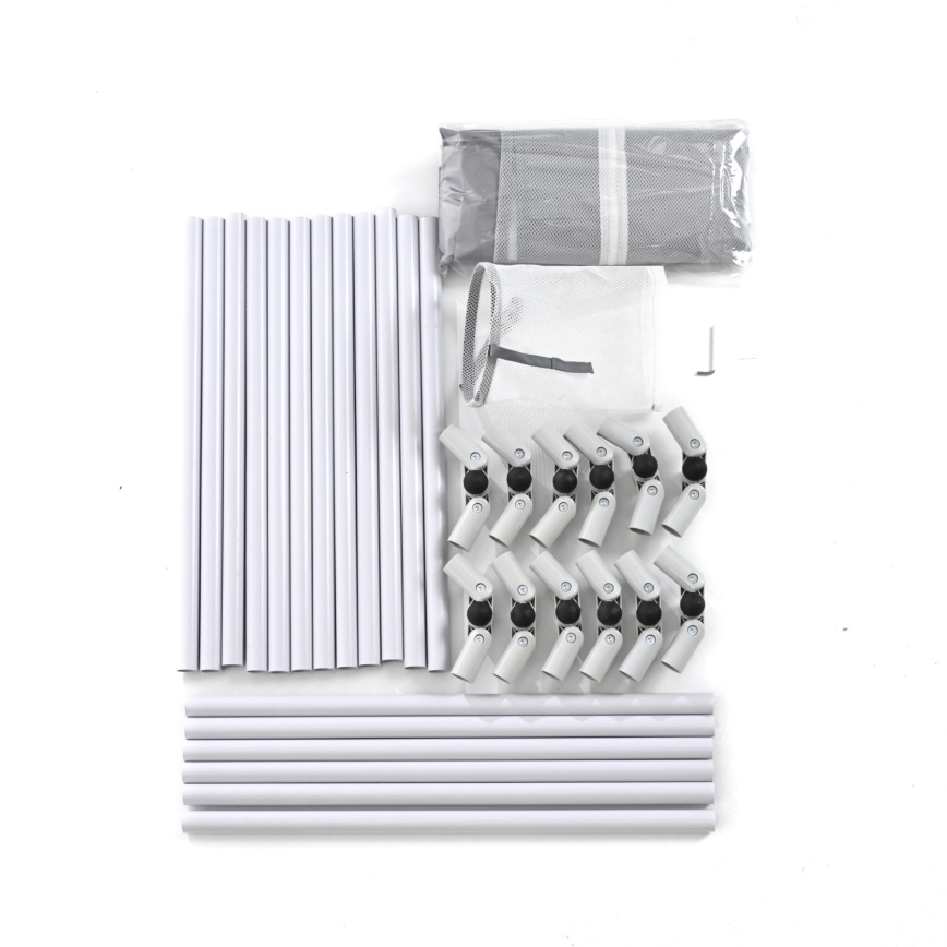 Laufstall 120 cm grau