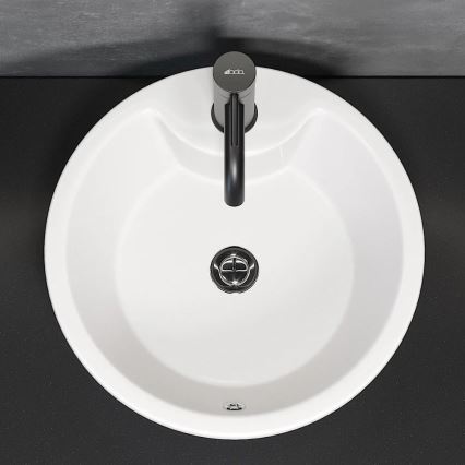 Lavabo da appoggio DRAMMEN Ø 40,1 cm ceramica/bianco