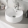 Lavabo da appoggio VIKEDAL Ø 38 cm, ceramica/bianco