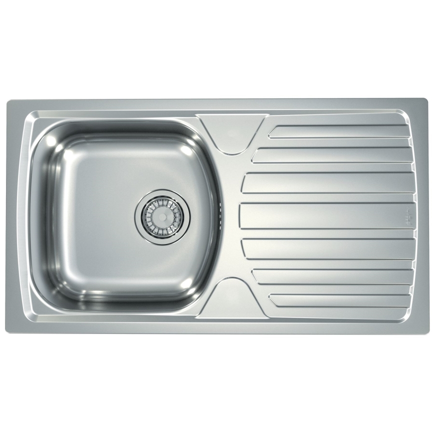 Lavello ALVEUS SETA259 - Lavello BASIC 78x43,5 cm + rubinetto RIVIERA 14,8 cm satinato/lucido cromato