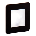 LDST DI-01-SC-BZ9 - LED Treppenleuchte DIANA 9xLED/1,2W/230V matt schwarz 6500K
