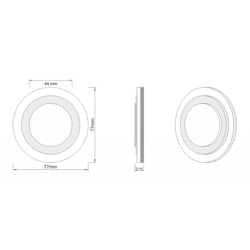 LDST LI-01-SS-BC8 - Illuminazione scale LILI 8xLED/1,2W/230V