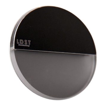 LDST RO-01-CB-BZ4 - Illuminazione LED per scale ROBIN 4xLED/1,2W/230V nero lucido 6500K
