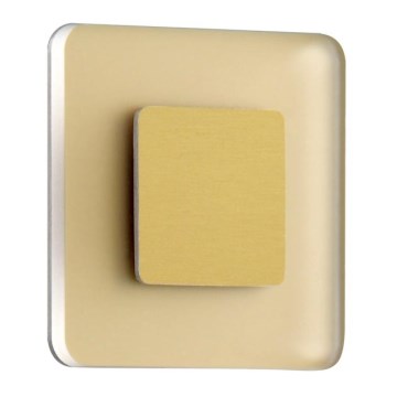 LDST SW-01-SZ-BC8 - LED Treppenleuchte SWIFT 8xLED/1,2W/230V Gold 3500K