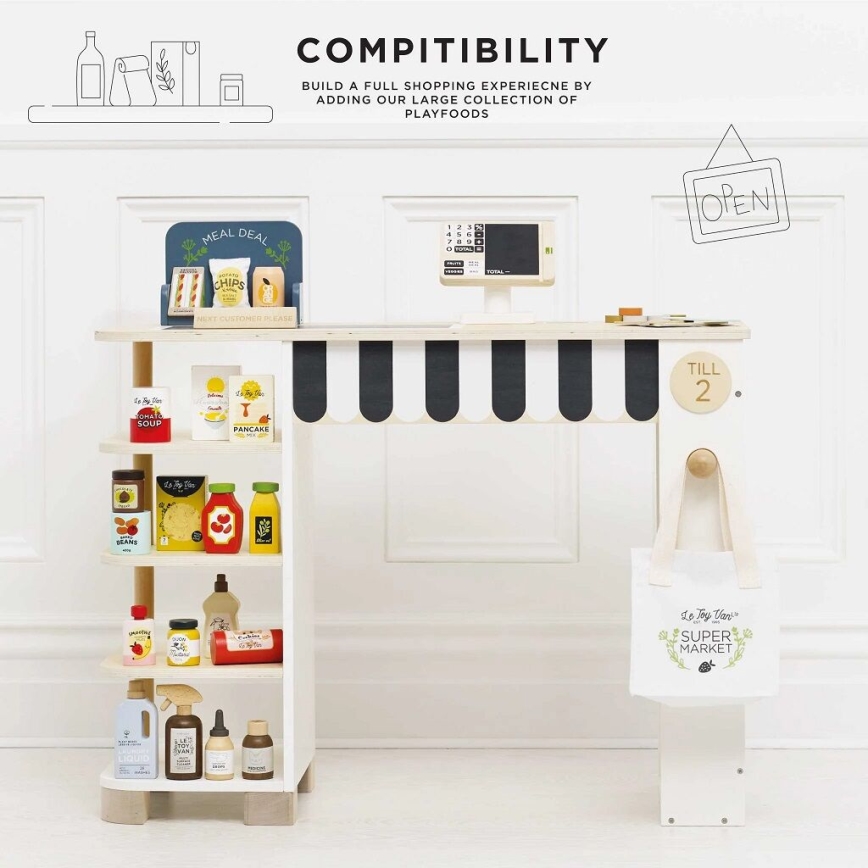 Le Toy Van - Bancarella con cassa e accessori