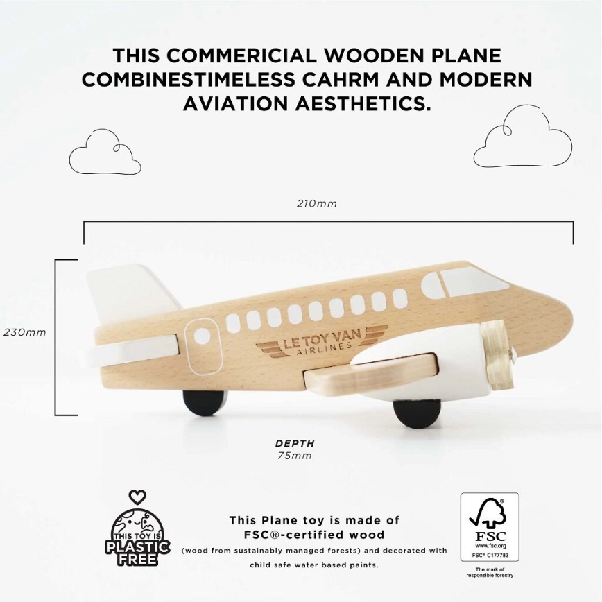 Le Toy Van - Legno aeroplano