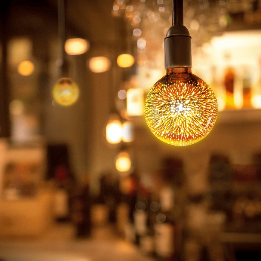 LED 3D Dekorationslampe E27/2W/230V - Aigostar