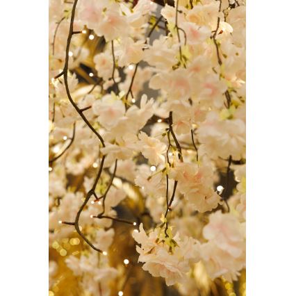 LED Albero artificiale decorativo di Natale CHERRY TREE 288xLED/230V 2,5 m ciliegio