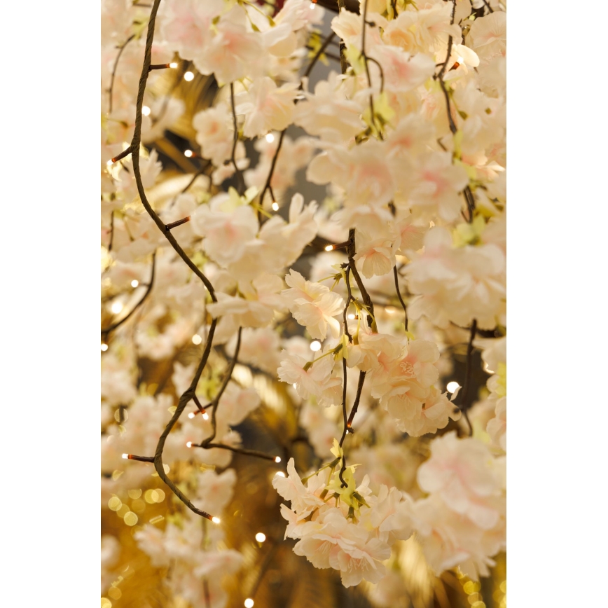 LED Albero artificiale decorativo di Natale CHERRY TREE 288xLED/230V 2,5 m ciliegio