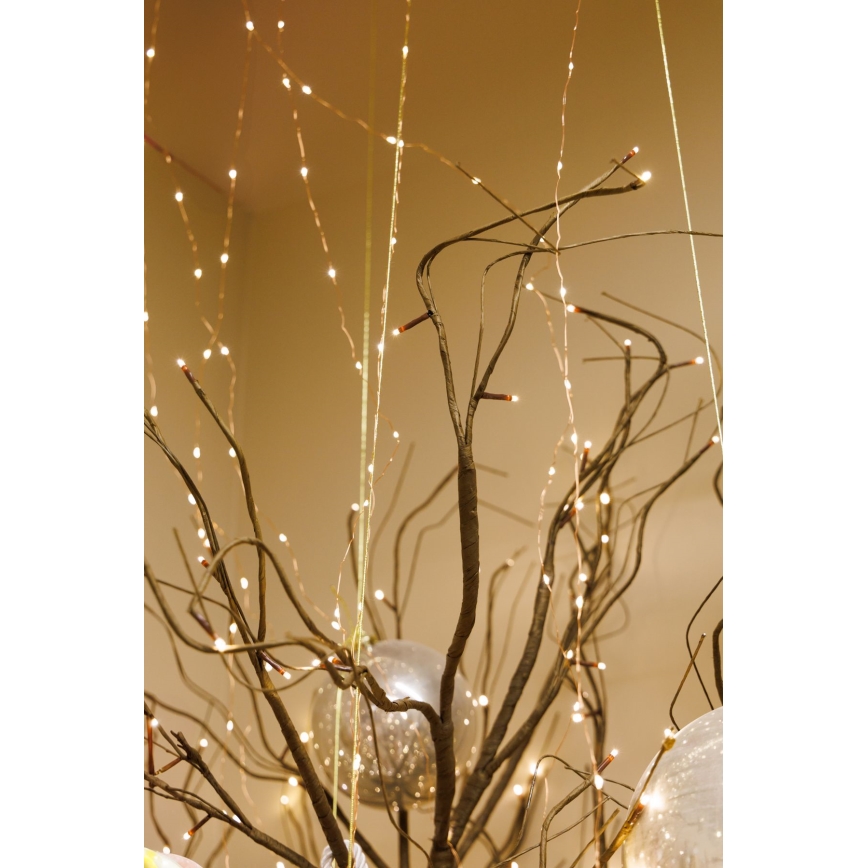 LED Albero artificiale decorativo di Natale TREE 176xLED/230V 2,5 m