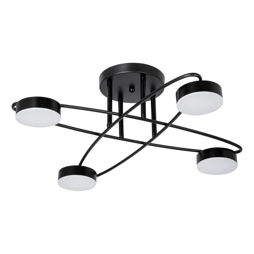 LED-Anbauleuchte 4xLED/7W/230V schwarz