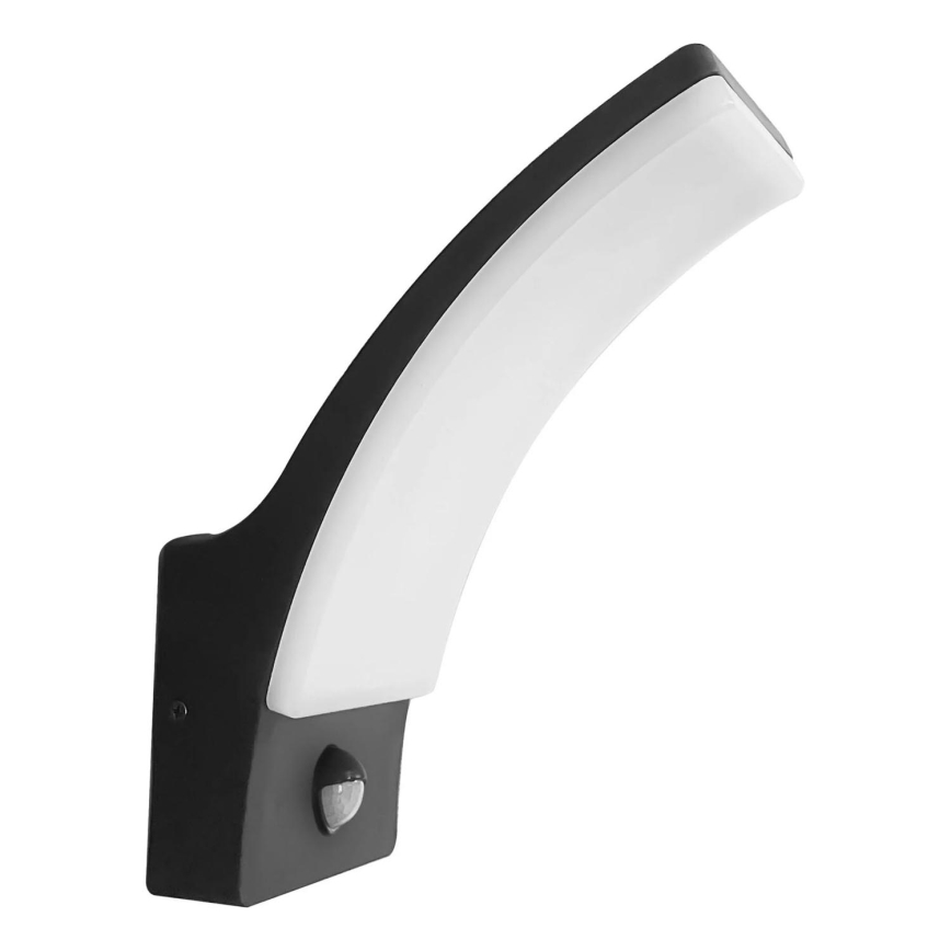 LED Applique da esterno con sensore AMY LED/12W/230V IP44 nero