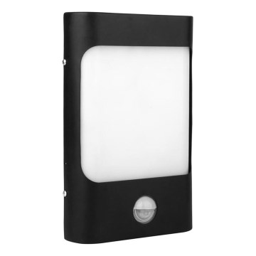 LED Applique da esterno con sensore CORDOBA LED/9W/230V IP44 nero