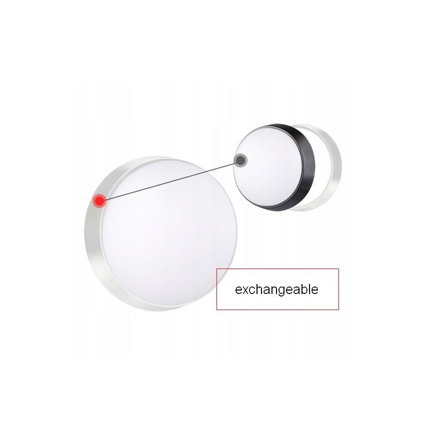 LED Applique da esterno con sensore LED/15W/230V 4000K IP65