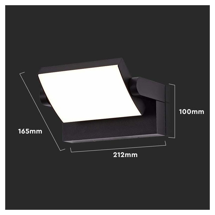 LED Applique da esterno LED/17W/230V 4000K IP65