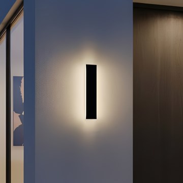 LED Applique da esterno MIRANA LED/8W/230V 4000K IP44 30 cm nero