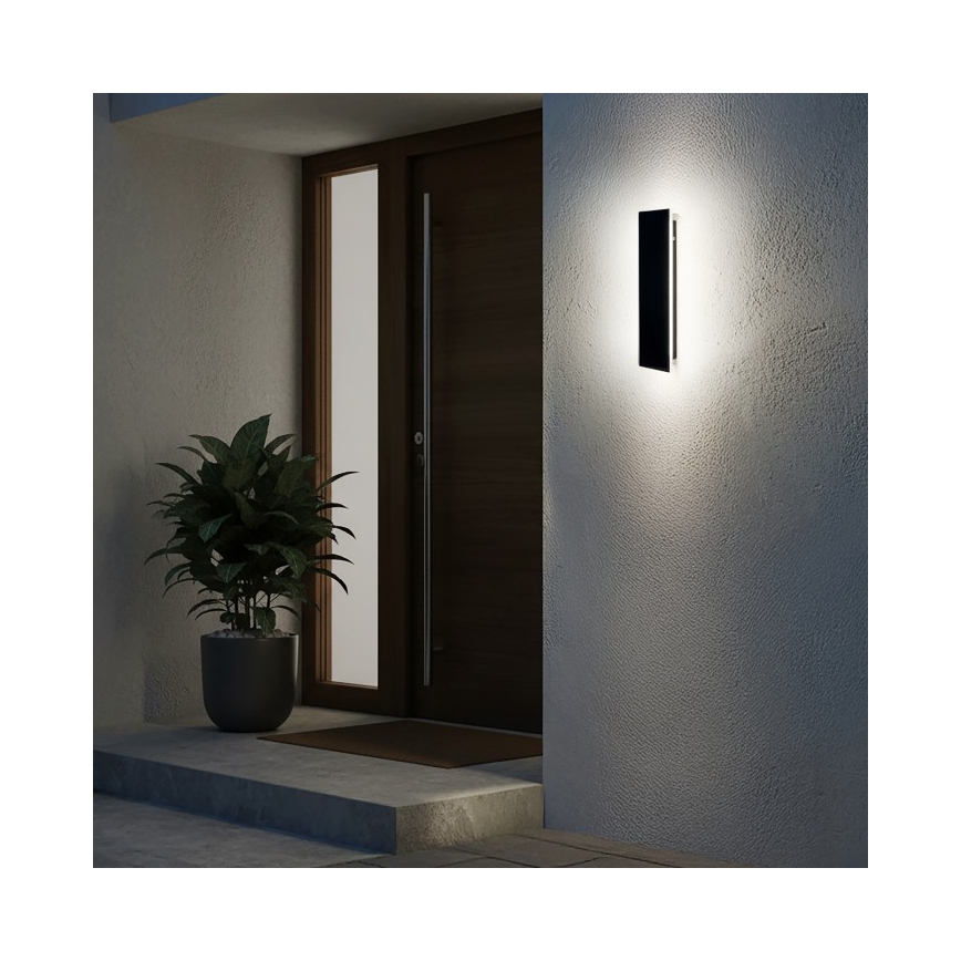 LED Applique da esterno MIRANA LED/8W/230V 4000K IP44 30 cm nero
