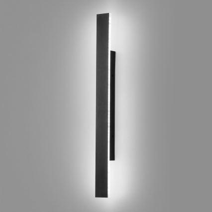 LED Applique murale d'extérieur WOW LED/11W/230V 3000/4000/6000K 60 cm IP54 noire