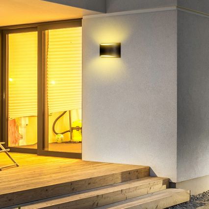 LED Applique murale extérieure LED/9W/230V 4000K IP54 noire