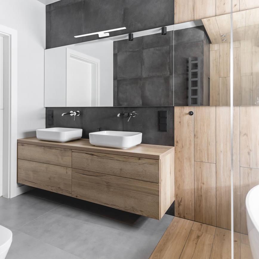 LED Applique murale pour salle de bains SHINE LED/7W/230V 40 cm IP44 blanc