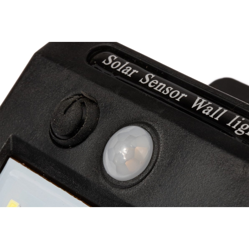 LED Applique murale solaire avec capteur LED/0,55W/3,7V 1200 mAh IP65