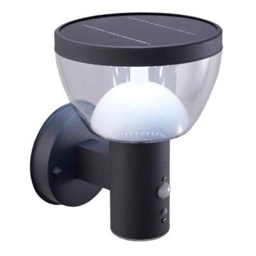 LED Applique solare da esterno con sensore LARIX LED/3W/3,7V IP44