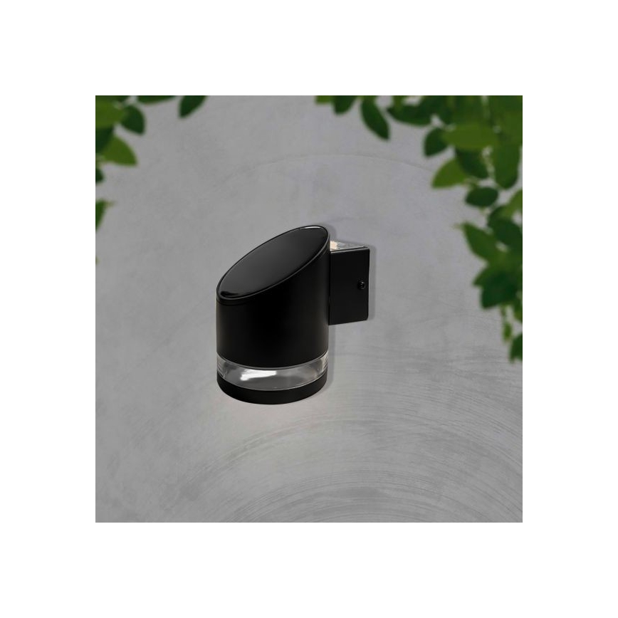 LED Applique solare da esterno LED/1W/3,7V 3000K IP54 nero