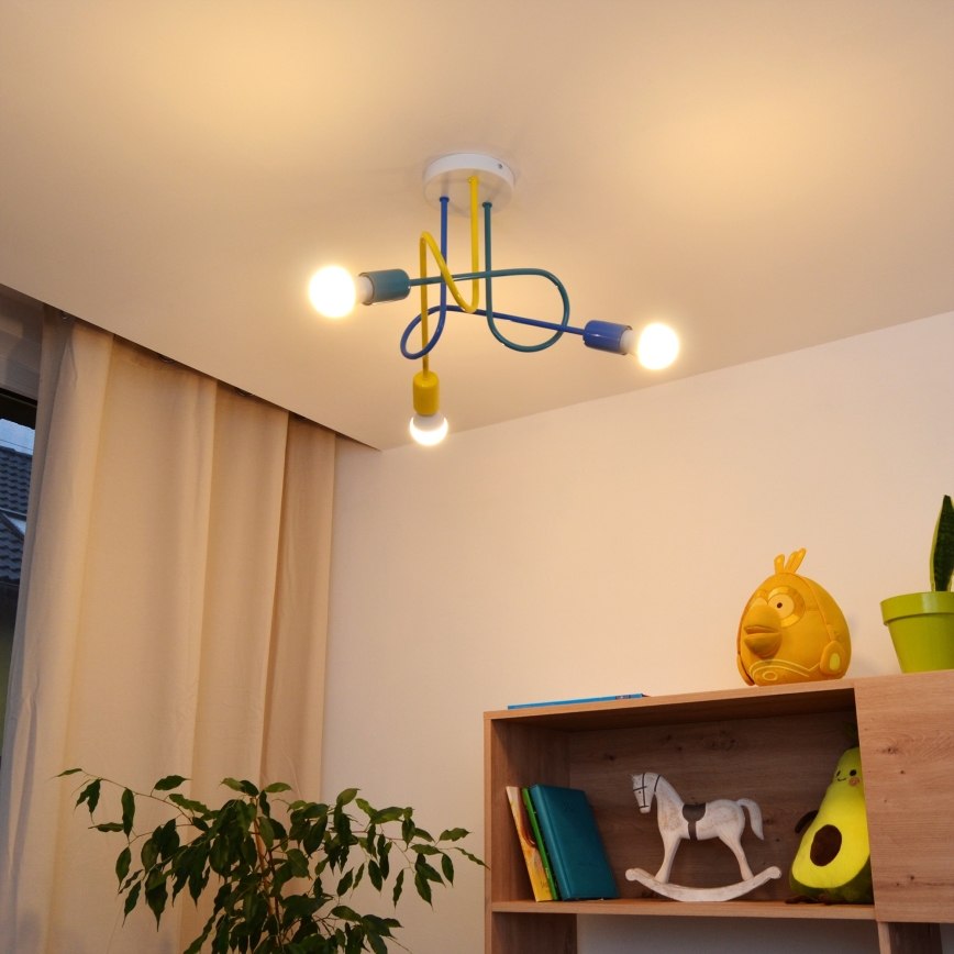 LED-Aufbauleuchte für Kinder OXFORD 3xE27/15W/230V