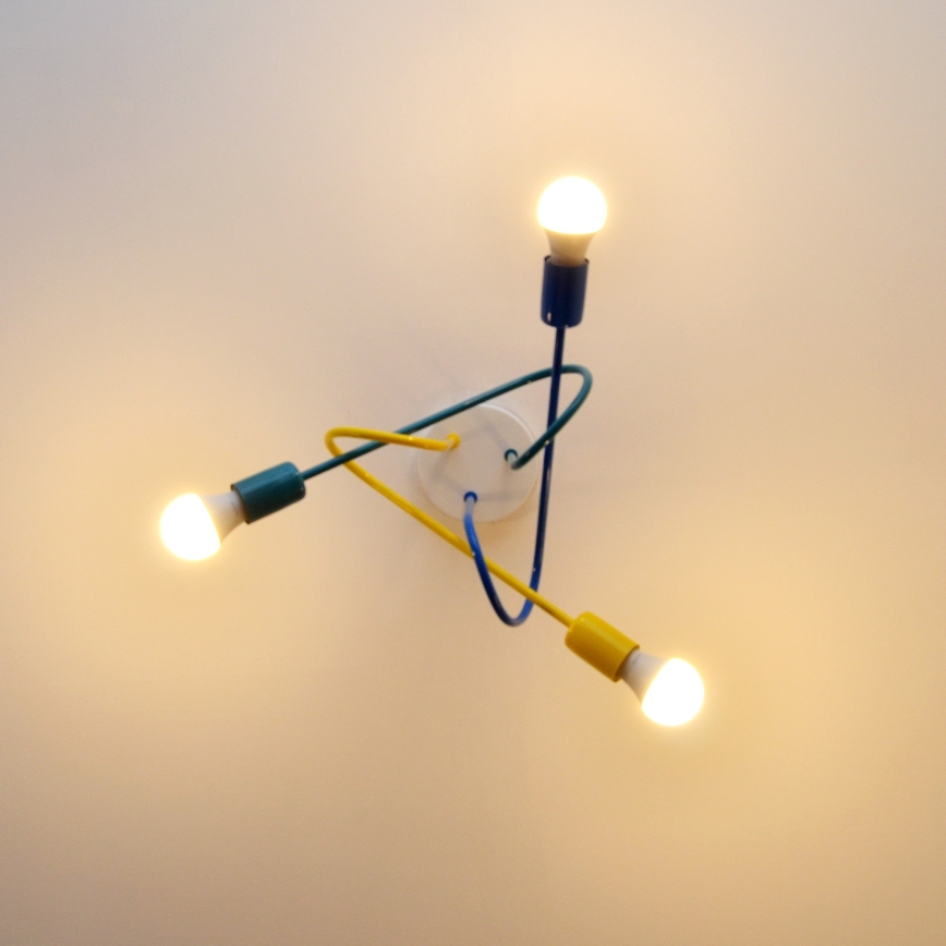 LED-Aufbauleuchte für Kinder OXFORD 3xE27/15W/230V