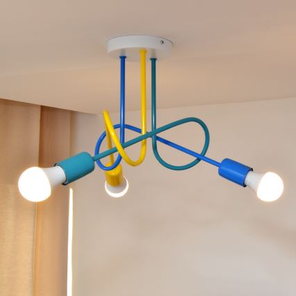 LED-Aufbauleuchte für Kinder OXFORD 3xE27/15W/230V
