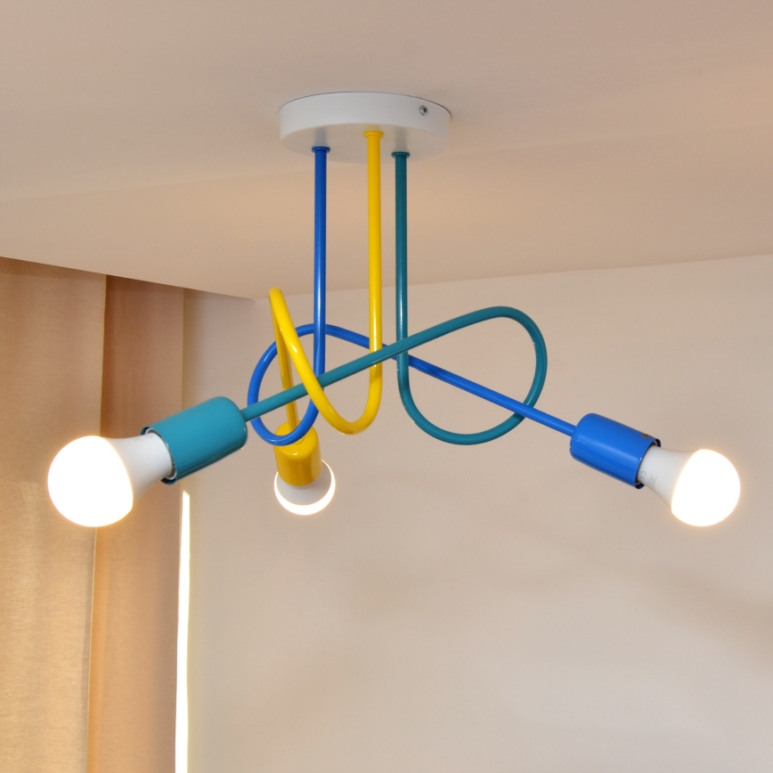 LED-Aufbauleuchte für Kinder OXFORD 3xE27/15W/230V