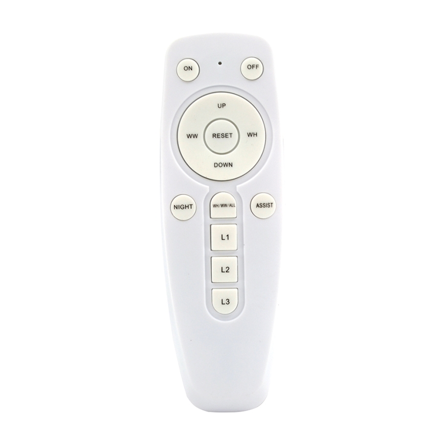 Dimmbare LED-Aufbauleuchte SIENA LED/72W/230V weiß + Fernbedienung