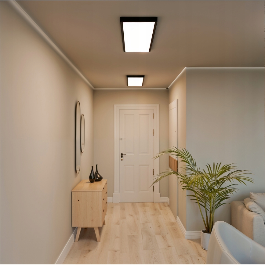 LED-Aufbaupanel 60W/230V, 30x120 cm, schwarz