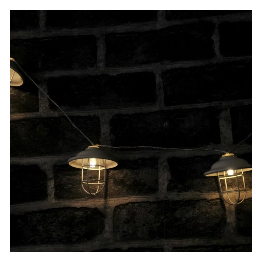 LED-Außen-Dekobeleuchtung LOFT 10xLED/2xAA