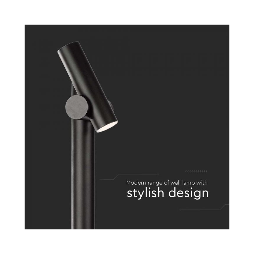 LED Außen-Flexlampe LED/4W/230V 4000K IP44 100 cm schwarz