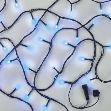 LED-Außen-Lichterkette 100 LEDs/10 m IP44 blau