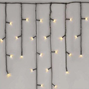 LED Außen  Lichterkette 100xLED/2,5x0,9m IP44 warmweiß