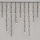 LED-Außen-Lichterkette, 200 LEDs, 8 Leuchtmodi, 8,6 m, IP44, warmweiß