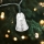 LED-Außen-Lichterkette, 20×LED / 2×AA, 2,2 m, IP44, mehrfarbig, kleine Glocken