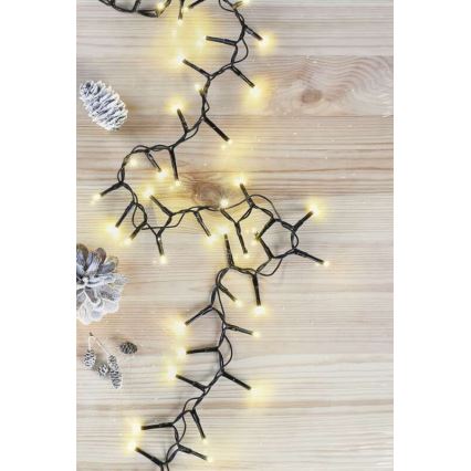 LED-Außen-Lichterkette, 600 LEDs, 17 m, IP44, warmweiß
