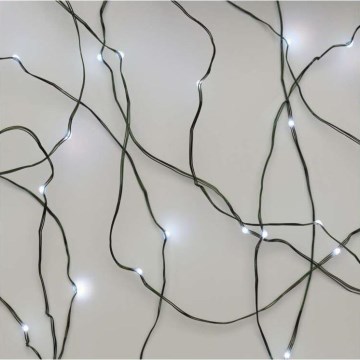LED-Außen-Lichterkette 75xLED/12,5m IP44 kaltweiß