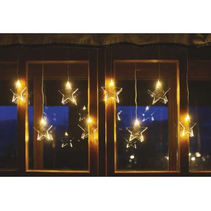 LED-Außen-Lichterkette 8xLED/5,84m IP44 Sterne
