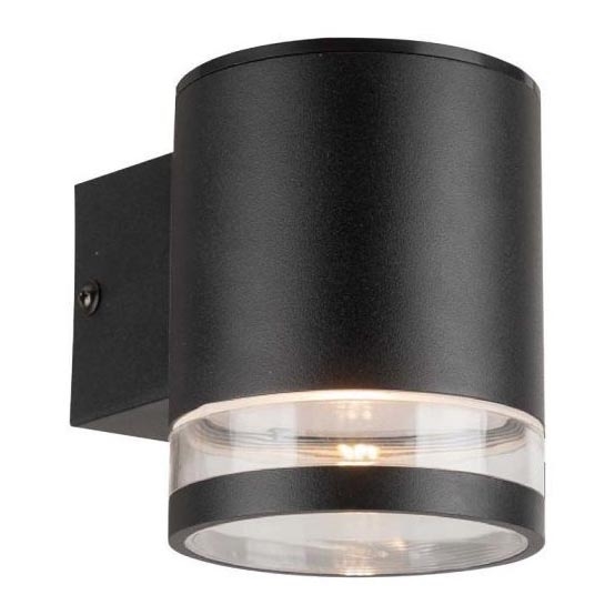 LED Außen-Solar-Wandleuchte LED/1W/3,7V 3000K IP54 1200 mAh Schwarz