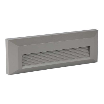 LED Außen-Treppenleuchte LED/3W/230V IP65 3000K grau