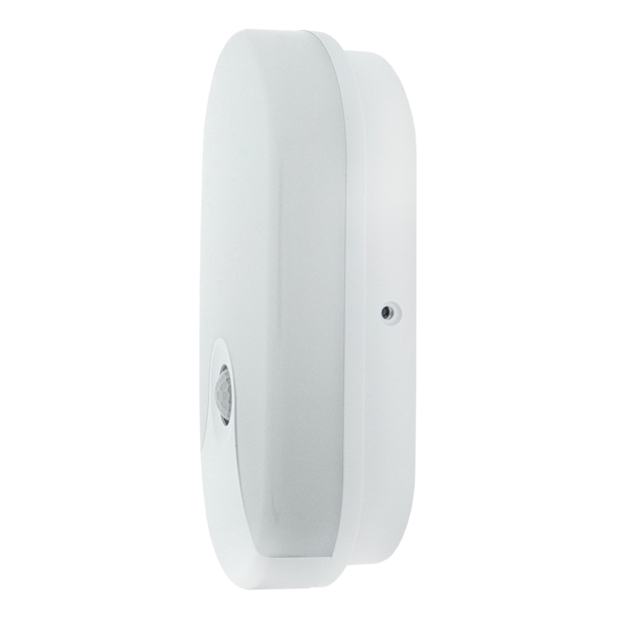 LED Außen-Wandleuchte mit Bewegungsmelder LED/18W/230V IP44 weiß