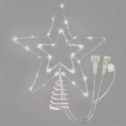 LED Außen-Weihnachtsdekoration 30xLED/4W/30V IP44 kaltweiß