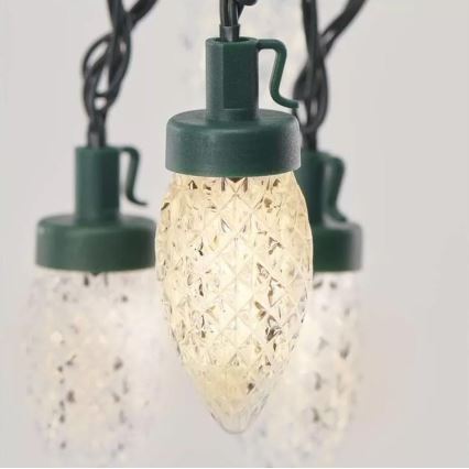 LED Außen-Weihnachtskette 50xLED/8 funkcí 14,8 m IP44 warmweiß