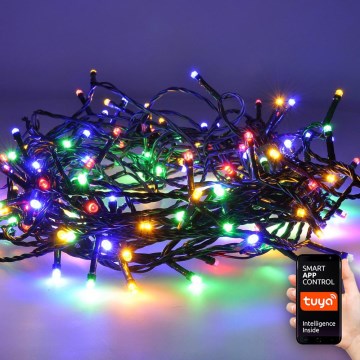 LED Außen-Weihnachtslichterkette 400xLED/8 Funktionen 25m Wi-Fi Tuya IP44 mehrfarbig/warmweiß