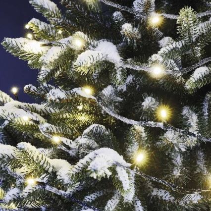 LED-Außen-Weihnachtslichterkette 50xLED/5m IP44 warmweiß